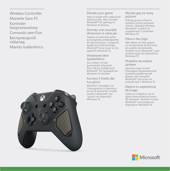 Actual product image Microsoft Xbox One Wireless Controller (Recon Tech) (Xbox One X, Xbox Series X, Xbox One S, Xbox Series S)