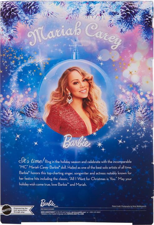 Actual product image Barbie Signature x Mariah Carey Holiday Celebration