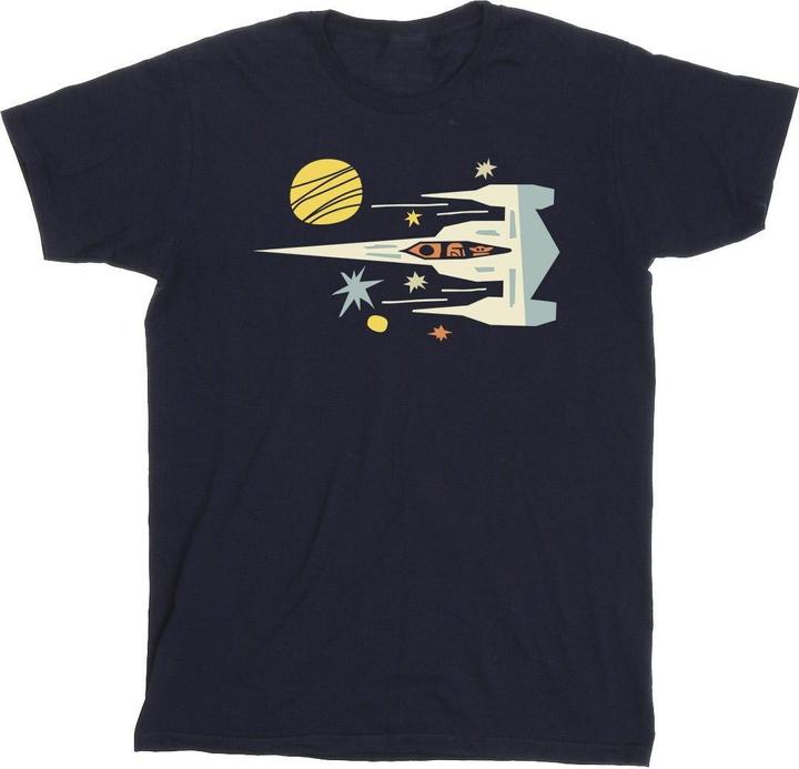 Star Wars The Mandalorian Cutout Ship TShirt (S)