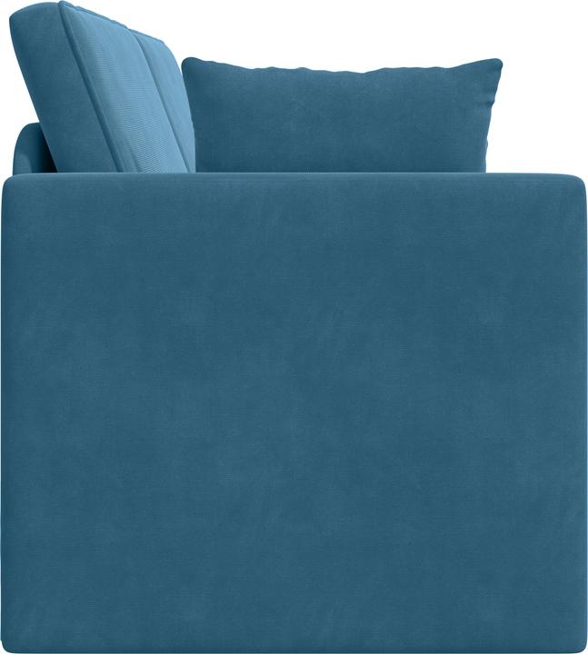 Produktbild VidaXL Boden-Sofa-Bett 2-in-1 Blau 213x144x60 cm Samt