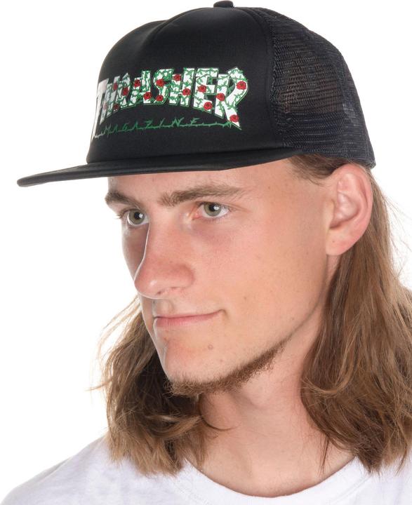 Actual product image Thrasher Roses Mesh Cap (One size)