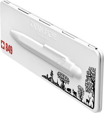 Immagine prodotto Caran d'Ache 849 Scherenschnitt mit Etui (Argento, Nero, 1 x)