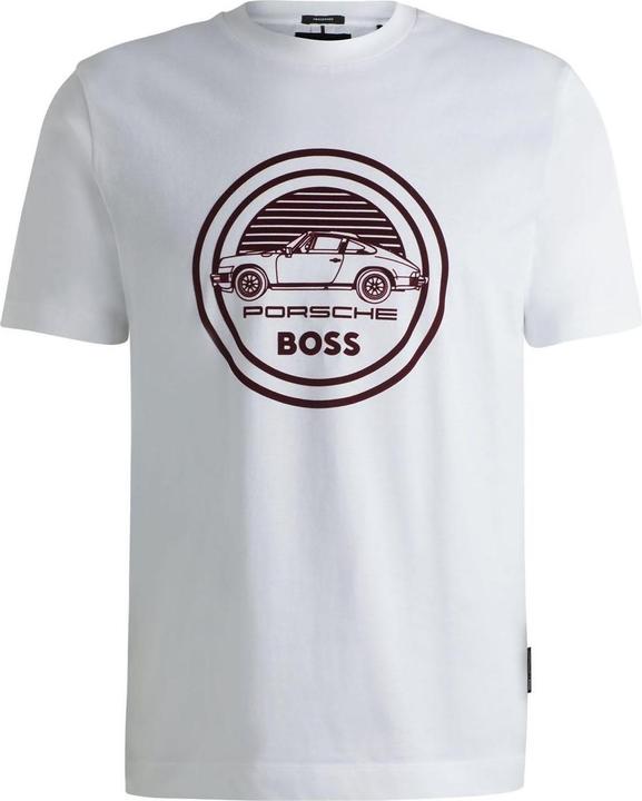 Hugo Boss Mens Porsche x Boss Mercerised Cotton T-Shirt