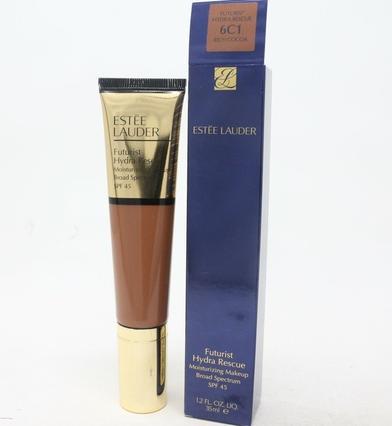 Actual product image Estée Lauder Futurist Hydra Rescue Moisturising Makeup Foundation SPF 45 in 5N2 (5N2 Amber Honey)