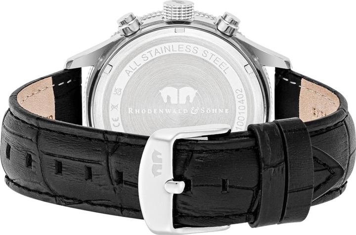 Immagine prodotto Cronografo da uomo Carthago II in vera pelle nera - 31944 (Cronografo, 43 mm)