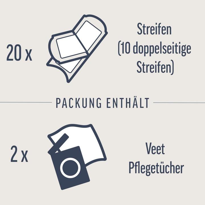 Produktbild Veet 3er-Pack Kaltwachsstreifen