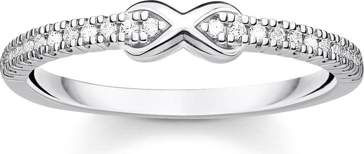 Immagine prodotto Thomas Sabo Anello Infinity con pietre bianche argento (48, 925 Argento)