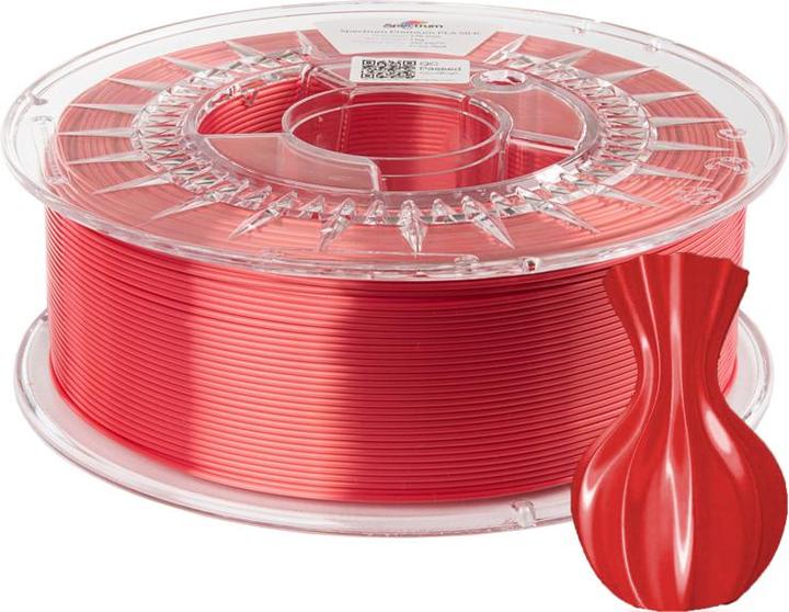 Produktbild Filament PLA SILK ruby red 1.0kg 1.75mm (PLA, 1.75 mm, 1000 g, Rot)