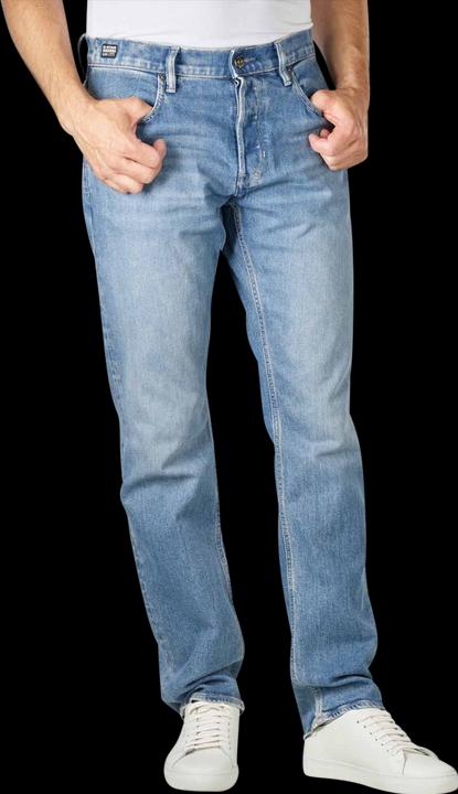 Actual product image G-Star Mosa Jeans Straight Fit Faded Blue Pool (W31/L32)