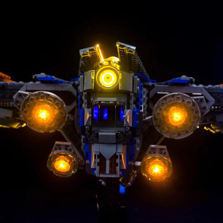 Produktbild BrickBling LED Licht Set für LEGO Guardians of the Galaxy: Die Milano (76286) inkl. Fernbedienung