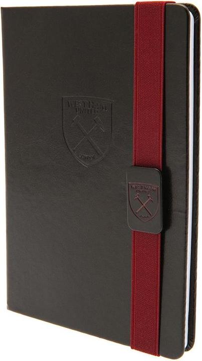 Produktbild West Ham United FC Notizbuch Premium Mit Bündchen Kunstleder (A5, Liniert)