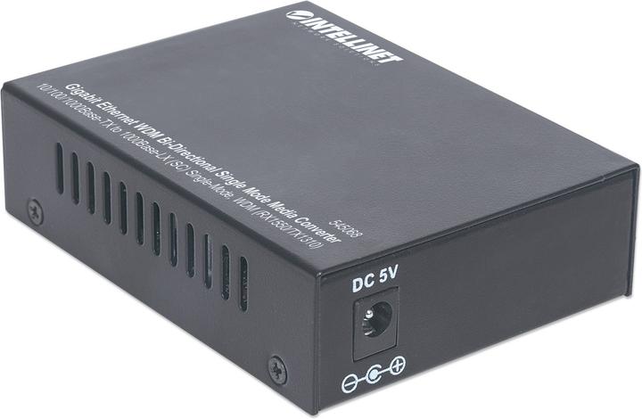 Produktbild Intellinet 10/100/1000Base-TX to 1000Base-LX, SC, Single-Mode, 12.4 mi., WDM