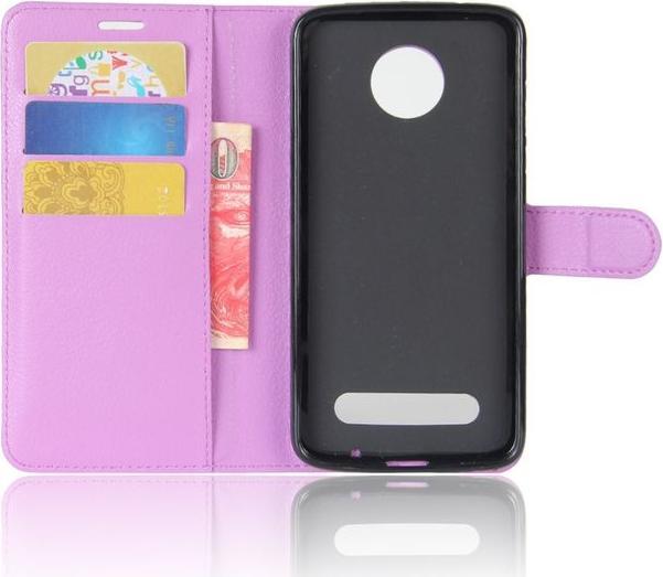 Actual product image MU Classic Leather cover with litchite texture (Motorola Moto Z2 Play)