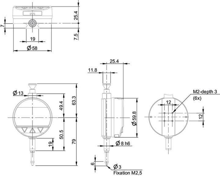 Produktbild Tesa Technology Messuhr DIALTRONIC 01930305