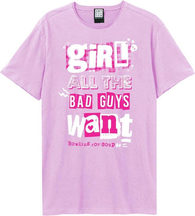 Immagine prodotto Amplified Girl All The Bad Guys Maglietta Bowling For Soup Adulto Unisex (L)