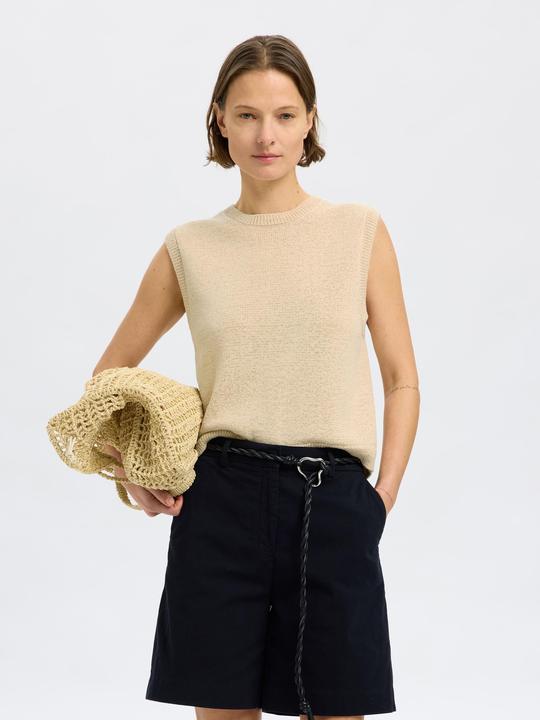 Actual product image Selected Femme Baumwollmix Strickweste (L)