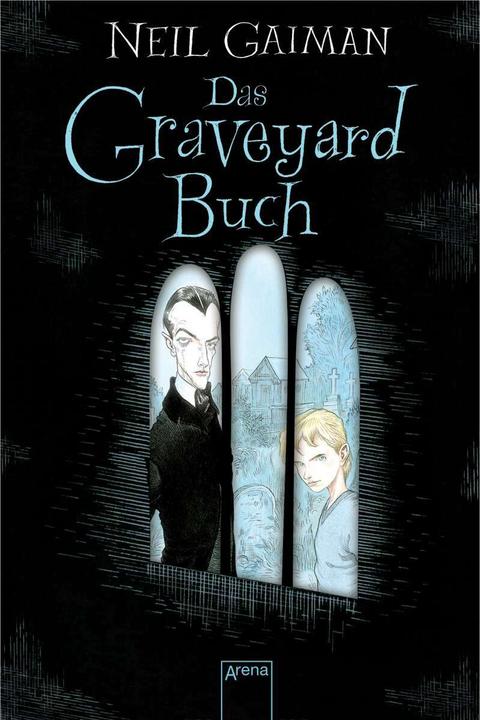 Actual product image Das Graveyard Buch (German, Reinhard Tiffert, Chris Riddell, Neil Gaiman, 2020)