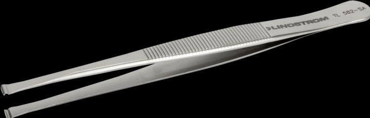 Actual product image Lindstrom Lindström TL 582-SA placement tweezers 582 flat-wide, curved 115 mm