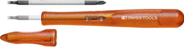 Actual product image PB Swiss Tools PB 168/0-30 Screwdriver w. Duplex blade (Phillipps cross recess (PH), Slotted screws)