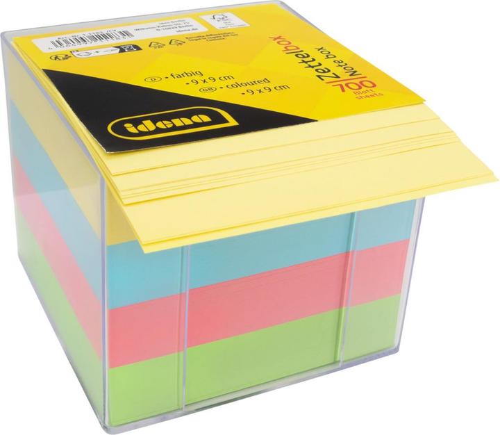 Produktbild Idena Zettelbox 9x9x8cm 700 Blatt (9 x 9 x 8 cm)