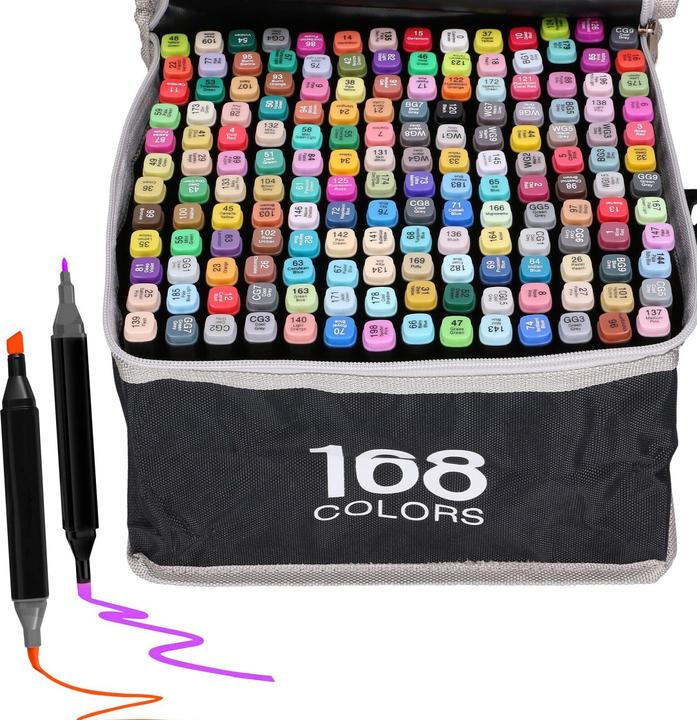 Extralink Kit de marqueurs (Multicolore, 168 x)