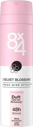 Hidrofugal 8X4 Velvet Blossom Deodorant Spray mit blumig-fruchtigem Duft 150ml (152 ml)