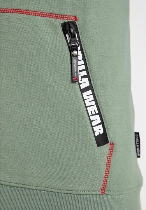 Immagine prodotto Gorilla Wear Georgia Zip Hoody - Grün (S)
