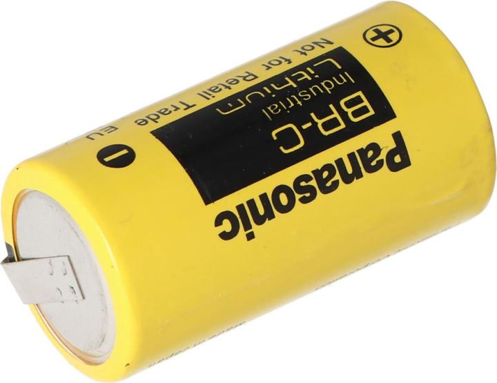 Immagine prodotto Panasonic Akku BR-C Lithium Batterie Baby mit Lötfahnen in U-Form (1 pz., Specifico del dispositivo, 5000 mAh)