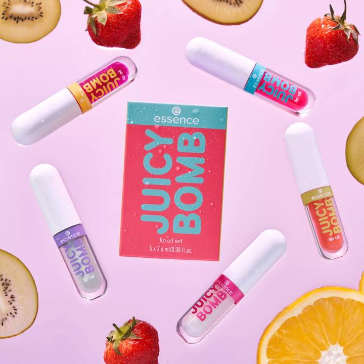 Immagine prodotto essence Olio per labbra Juicy Bomb Set 01 (Olio, 2.40 ml)