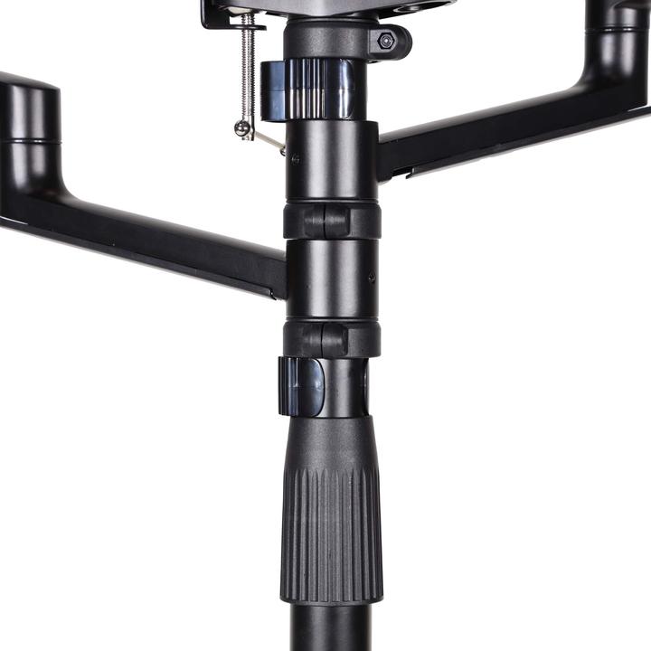 Produktbild Wiltec 4in1 Stativ rollbar Handyhalterung Ringlicht Streaming Setup Fotostativ (Kunststoff, Metall)