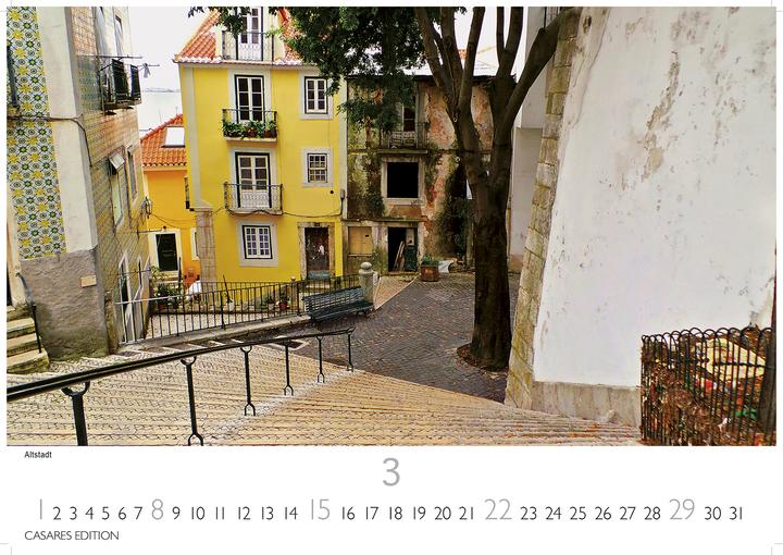 Produktbild Lissabon 2026 L 35x50cm (35 x 50 cm, Deutsch)