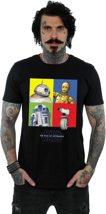 Immagine prodotto Star Wars The Rise Of Skywalker Droid Squares Maglietta Uomo (4XL)