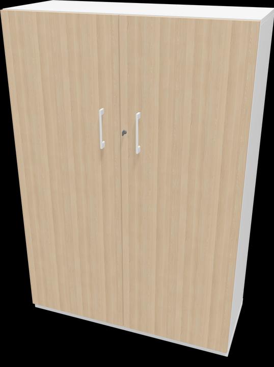 Eschendekor sandbeige mit Struktur, Weiss