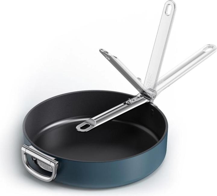 Joseph Joseph Space frying pan folding handle D28cm (28 cm, Frying pan, Aluminium)