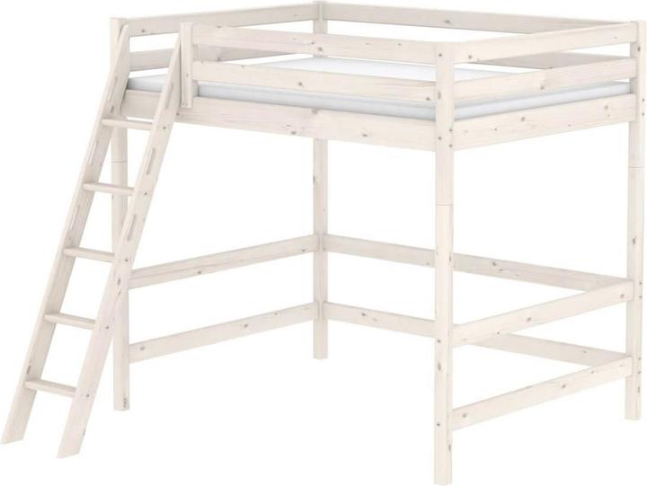 Produktbild Flexa Hochbett Classic 140 mit schräger Leiter (140 x 200 cm)