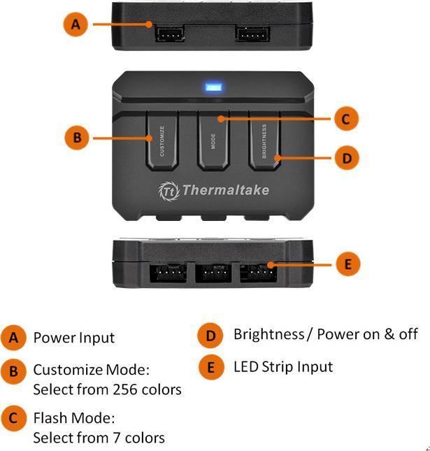 Image du produit Thermaltake Lumi RGB Strip 3 Pack (RGB)