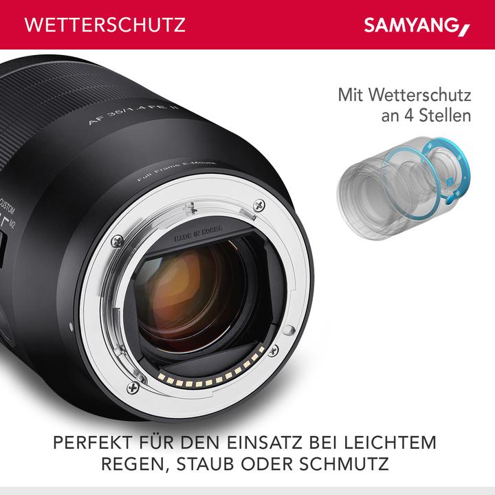 Produktbild Samyang VON 35MM F/1.4 SONY FE II (Sony E, Vollformat)