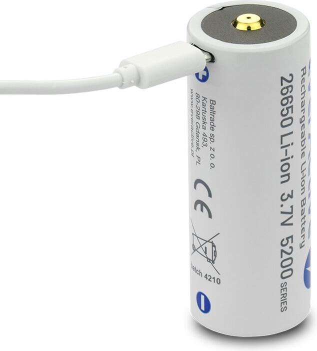 Produktbild Everactive 26650, 5200 mAh (Li-Ion) - Akku (1 Stk., 26650, 5200 mAh)
