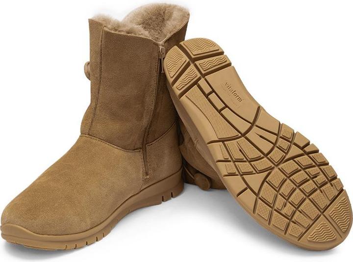 Actual product image Vitaform Stiefeletten Damen Weite H Veloursleder & Doubleface (39)