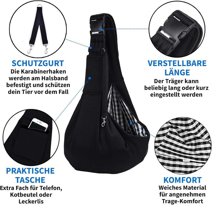 Actual product image OMH Hundetasche (Dog, Safety closure)