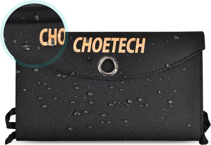 Produktbild Choetech USB-Solarladegerät (19 W, 0.48 kg)