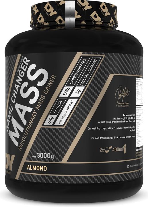 Immagine prodotto DY Nutrition Cambiamento di massa (Mandorle, 1 pz., 3000 g)