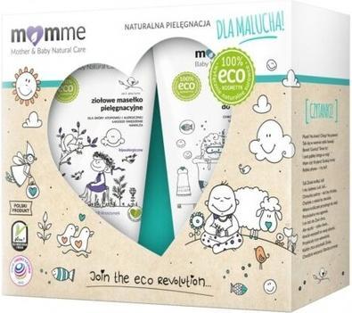 MomMe SET Mother&Baby Natural Care zestaw dla malucha ziołowe masełko 150ml łagodny żel do (150 ml)