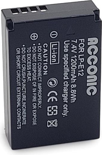 Actual product image Acconic Battery f. Canon LP-E12 EOS 100D M (Camera battery)