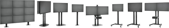 Image du produit Vogels PUC 2718 Profilé de stand, 180 cm, noir (100", 160 kg)