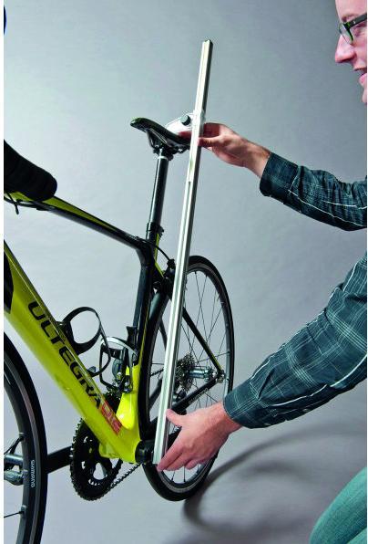 Bikefitting Einstellgerät für Sattelhöhe