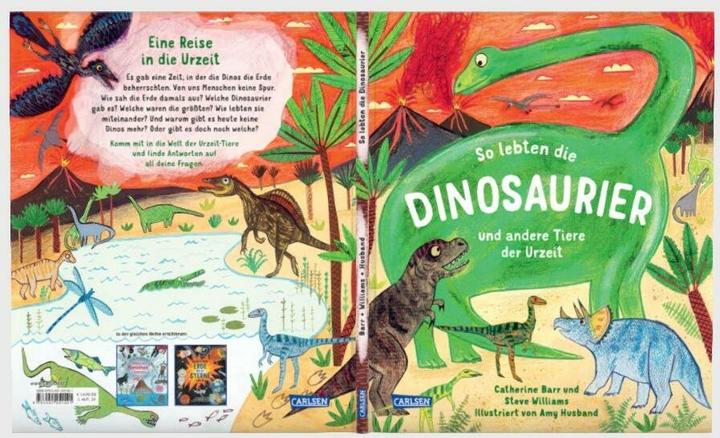 Actual product image So lebten die Dinosaurier und andere Urzeittiere (German, Steve Williams, Catherine Barr, 2024)