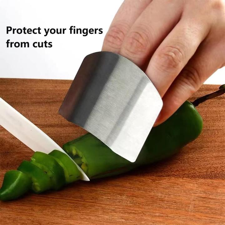 Image du produit ASMI Outils de cuisine en acier inoxydable Protection des doigts Two