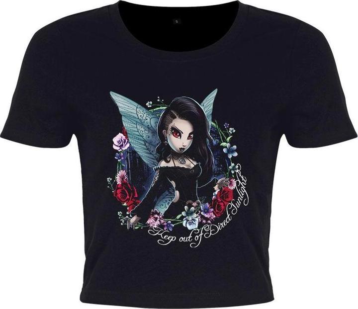Hexxie CropTop Keep Out Of Direct Sunlight Darla (XS)