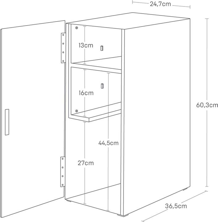 Actual product image Yamazaki Spielekonsolen-Organizer TOWER